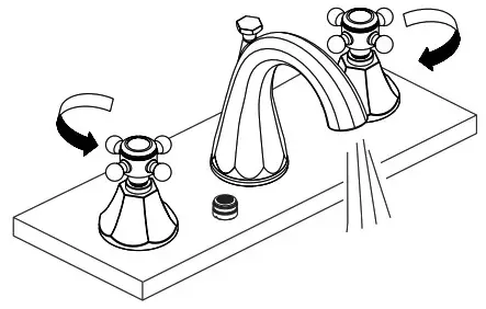 SIGNATURE HARDWARE 948587 Widespread Gooseneck - INSTALLATION 7