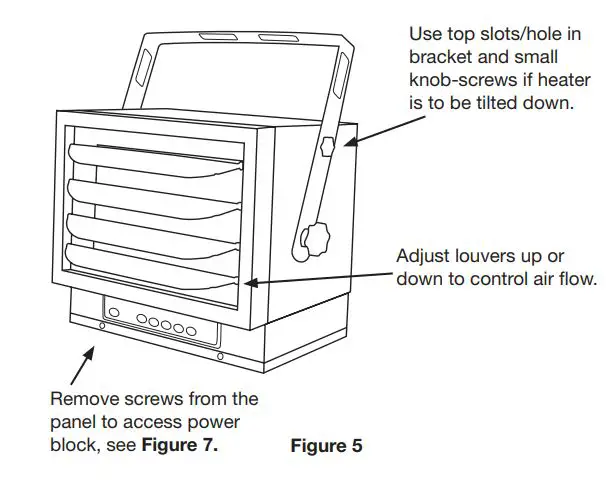 Comfort Zone CZ260ER2C Digital Ceiling Mounted Heater - Figure 5