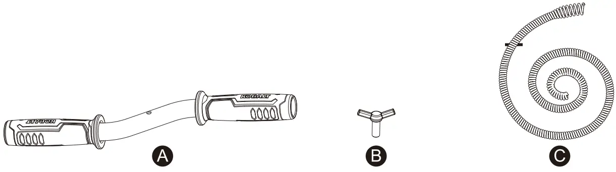 KOBALT 58922 High Carbon Wire Drain Auger