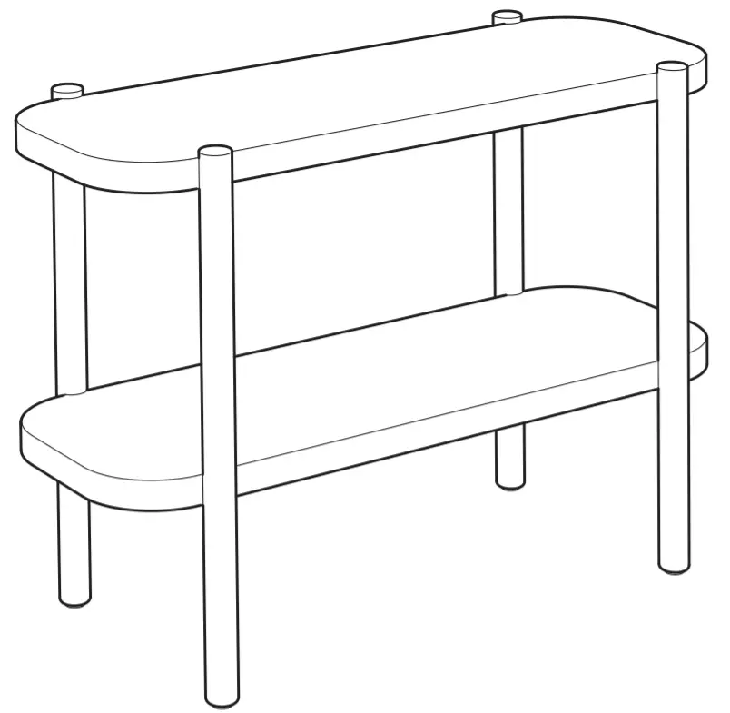 IKEA 70409038 LISTERBY Console Table