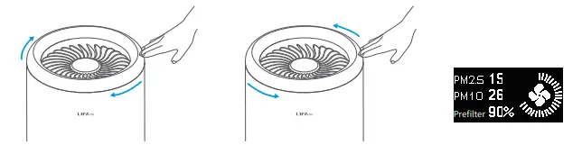 LIFAair LAS302 Smart Air Purifier plus Sterilizer 6