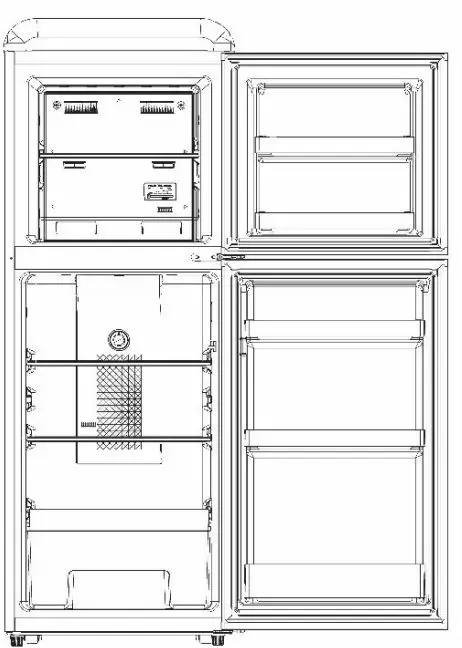 SCHNEIDER-SCDD188VNFAB-Upper-Freezer-Two-Door-Refrigerator-FIG10