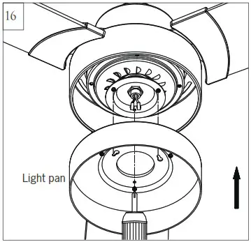 MONTE CARLO FAN 3JVR44MBKD Blade LED Indoor Ceiling Fan - Product overview 16