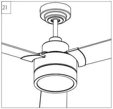 MONTE CARLO FAN 3JVR44MBKD Blade LED Indoor Ceiling Fan - Product overview 21