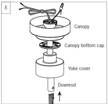 MONTE CARLO FAN 3JVR44MBKD Blade LED Indoor Ceiling Fan - Product overview 8
