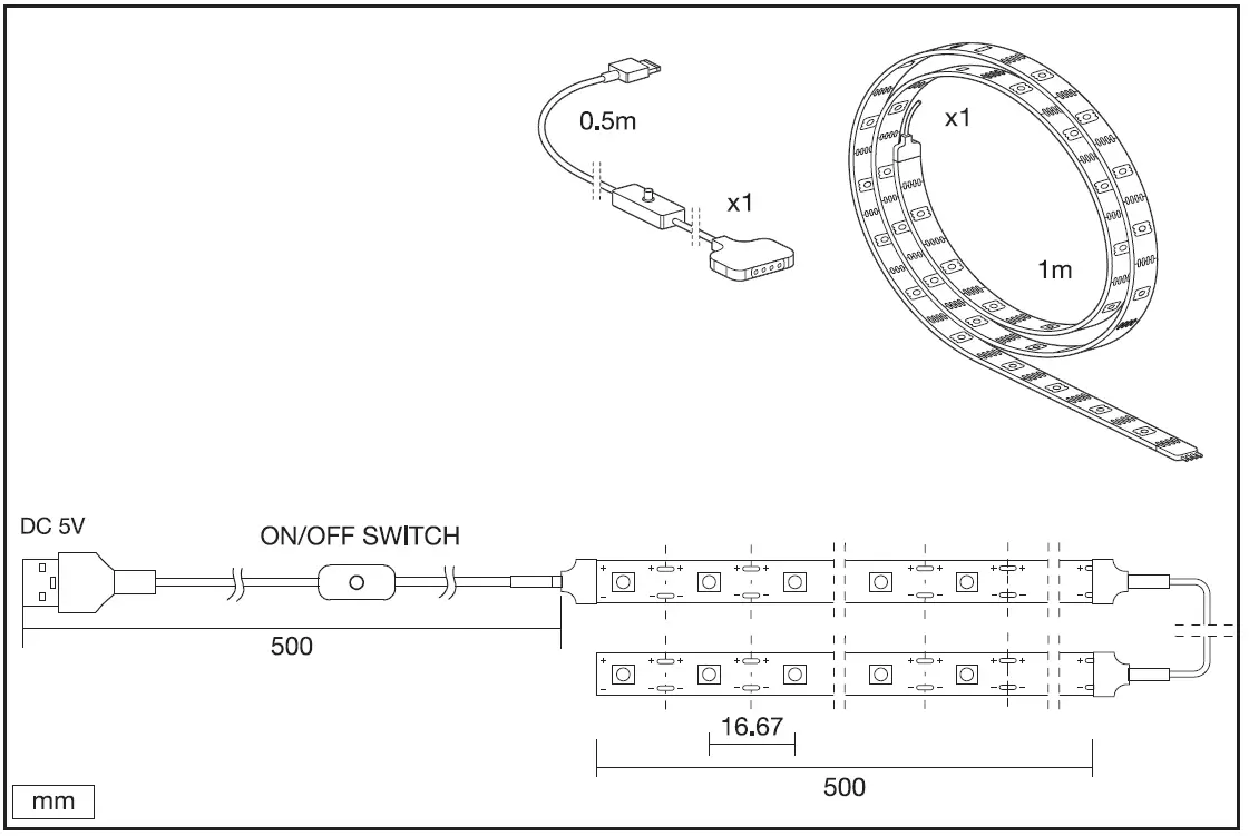 LEDVANCE-4058075666894-Flex-3.2W-LED-TV-Mood-Strip-Light-1