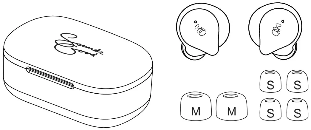 Sounds Good Ultimate V6 Wireless Earbuds - CONTENTS
