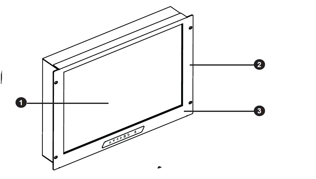 CiT RMPW-161-19 7U Rack Mount Display Panel 02