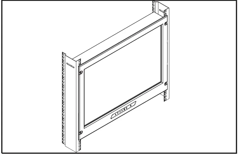 CiT RMPW-161-19 7U Rack Mount Display Panel 09