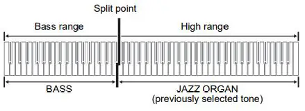 CASIO Privia PX-765 Digital Piano User Guide - Bass Tone