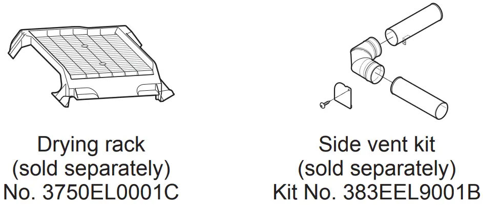 LG DLE7100 7.3 cu. ft. Ultra Large Capacity Electric Dryer - Optional Accessories