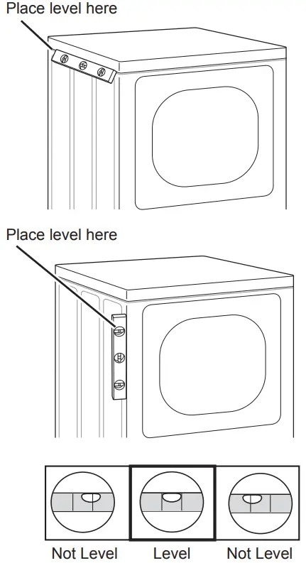LG DLE7100 7.3 cu. ft. Ultra Large Capacity Electric Dryer - Position the dryer