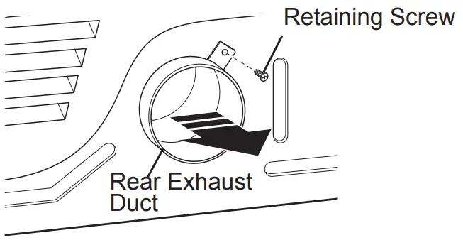 LG DLE7100 7.3 cu. ft. Ultra Large Capacity Electric Dryer - Remove the rear