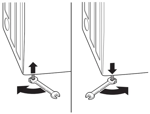 LG DLE7100 7.3 cu. ft. Ultra Large Capacity Electric Dryer - Use an adjustable wrench