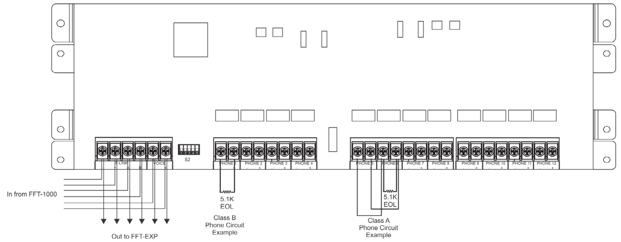 POTTER FFT EXP Firefighter Telephone Expander Module - fig