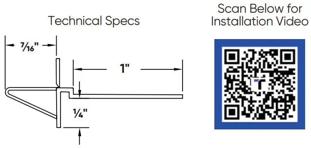 TRIM-TEX Wall Mounted Deflection Bead - Installation Guide