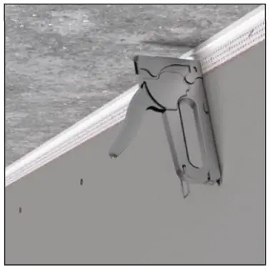 TRIM-TEX Wall Mounted Deflection Bead - Step 3