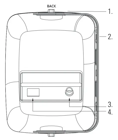 Nikabe 90578 S6 TWS Outdoor Speaker - Buttons