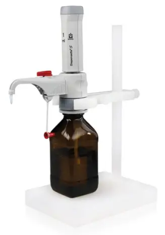 BRAND Liquid Handling with Bottle Top - against tipping