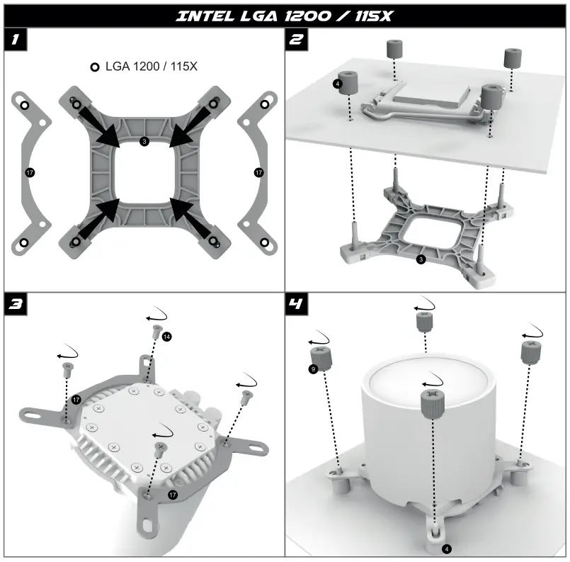 Alpenfoehn Gletscherwasser 360 High Speed CPU Cooler - FIG 2