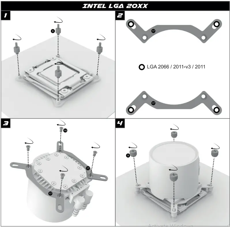 Alpenfoehn Gletscherwasser 360 High Speed CPU Cooler - FIG 3