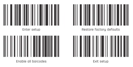 deli E14884 Stand Barcode Scanner - bar code 1