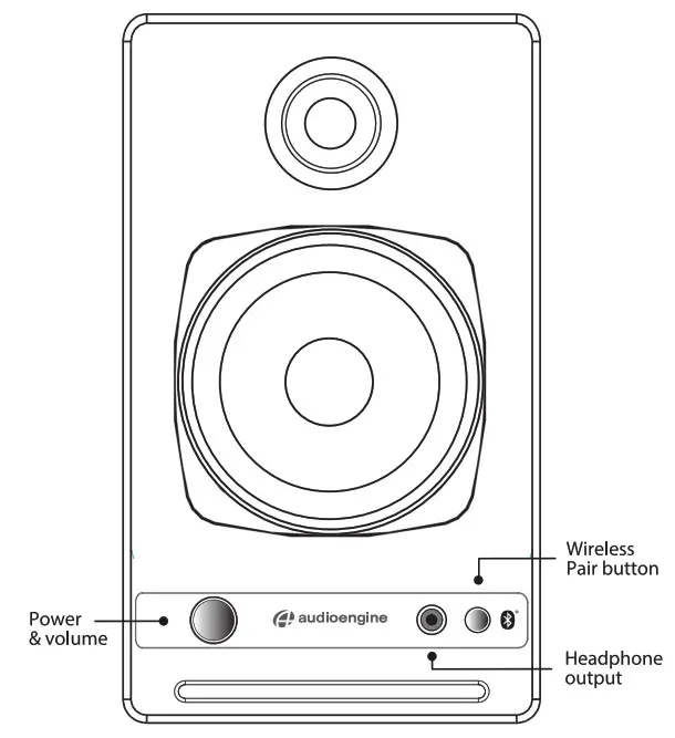audioengine HD3 Premium Powered Desktop Speakers - HD3 Powered speaker