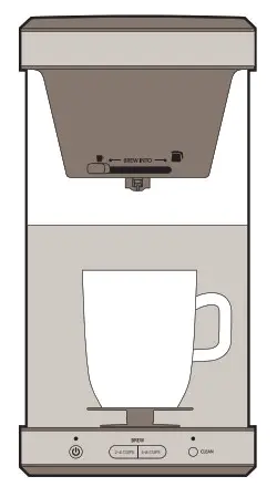 oxo 8718800 Brew 8-Cup Coffee Maker- Brewing into Mug