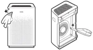 FIG 12 Cleaning the Exterior & Interior