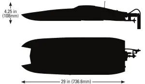 PROBOAT PRB08029 Brushless RTR Catamaran - Specifications