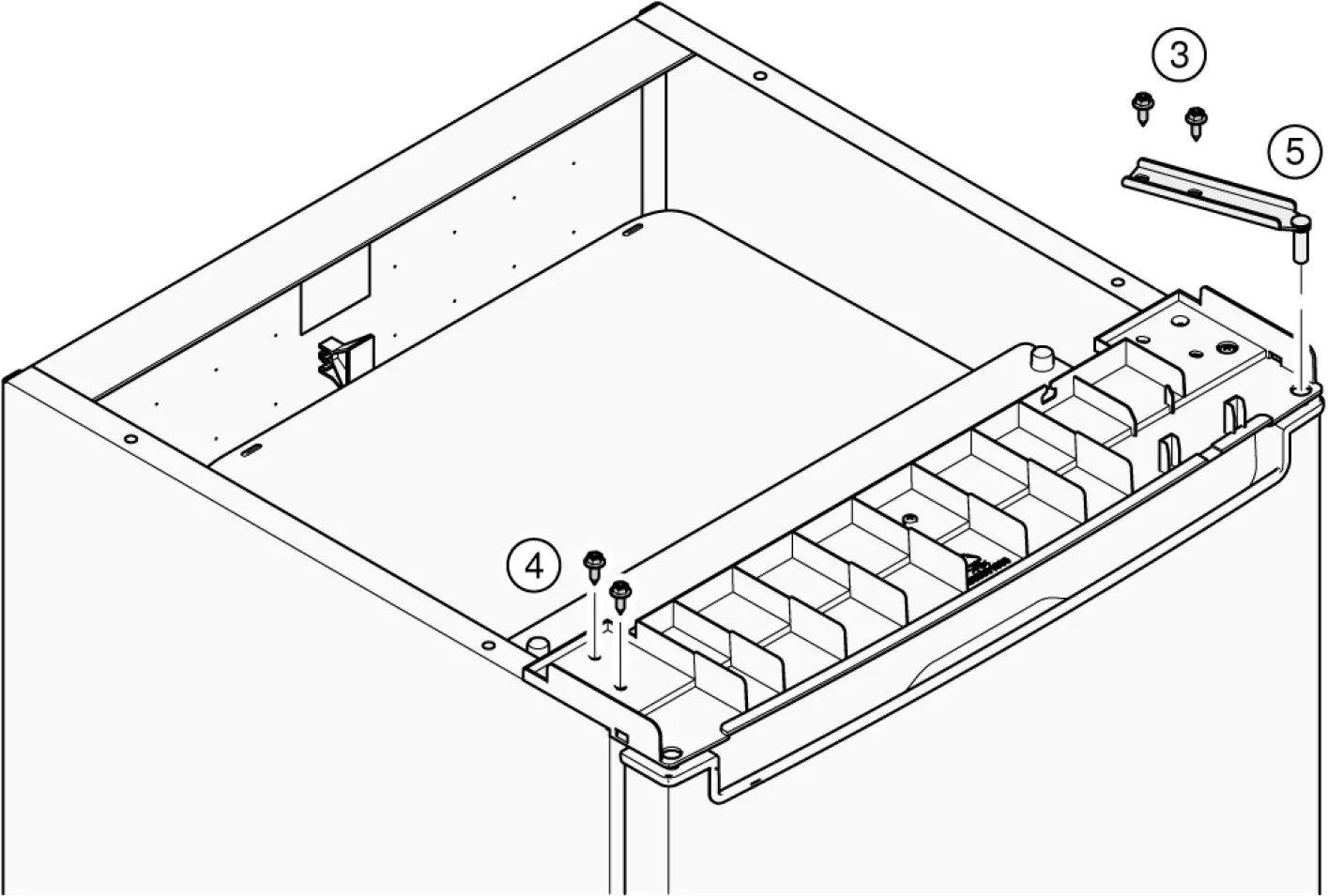 Changing Door Hinge of The Appliance Door 02
