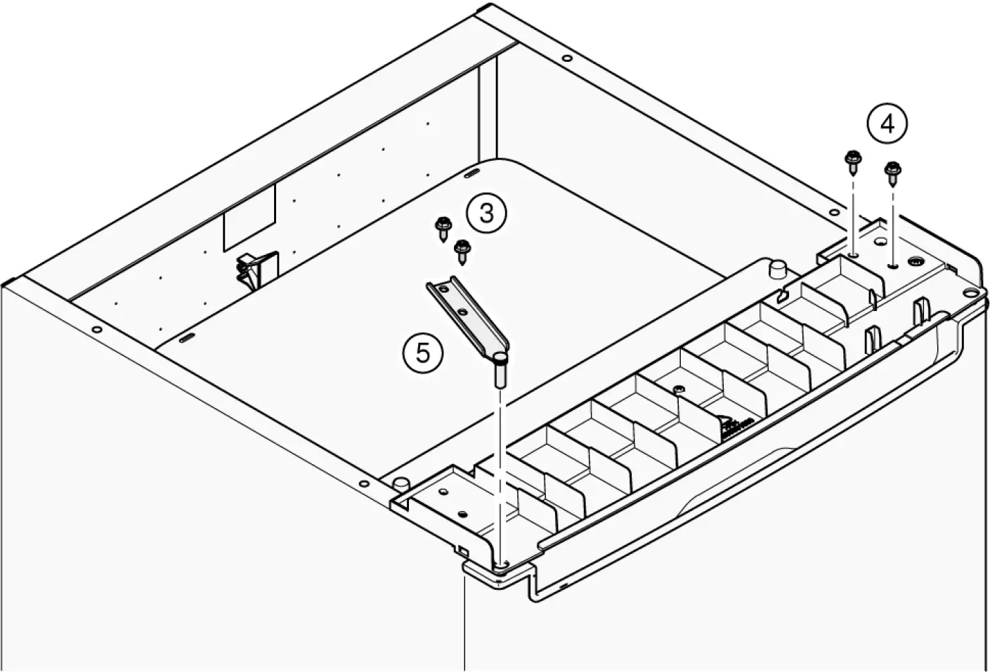 Changing Door Hinge of The Appliance Door 05
