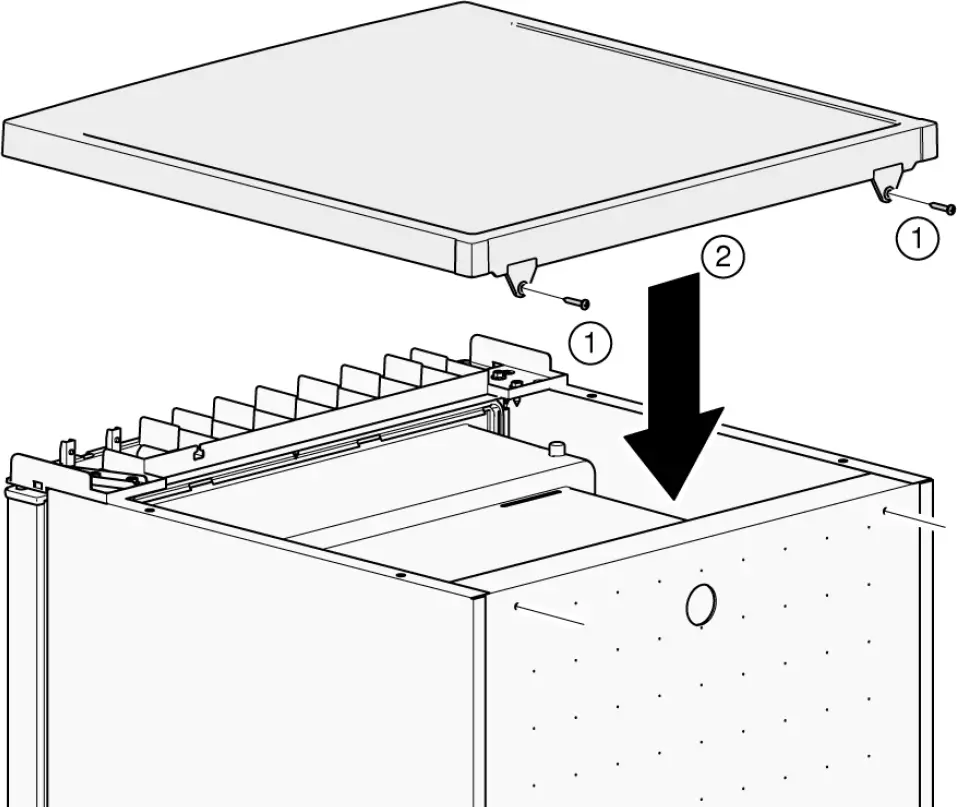 Changing Door Hinge of The Appliance Door 06