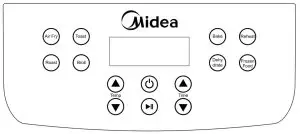 Midea MF-CN55A2 5.5L Deluxe Digital Digital Air Fryer - 1