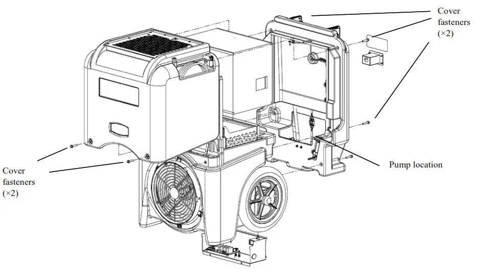 DRI-EAZ 108110 F412 LGR 7000XLi Portable Dehumidifier - FIG. D 2