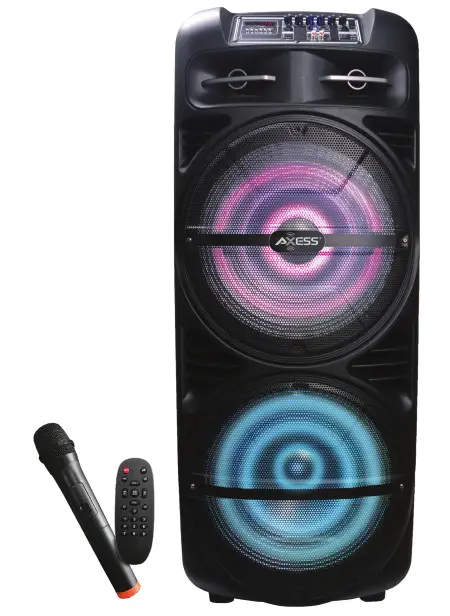 AXESS PABT6020 Double 15 Inch Woofer Bluetooth Speaker