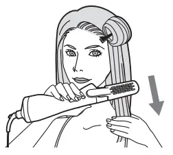 Panasonic Hair Styler EH-KN8C - blow brush 2