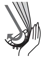 Panasonic Hair Styler EH-KN8C - direction