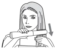 Panasonic Hair Styler EH-KN8C - downwards