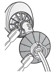 Panasonic Hair Styler EH-KN8C - toothbrush