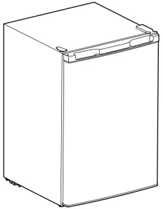 IKEA 00496939 LAGAN Freestanding Fridge with Freezer Compartment