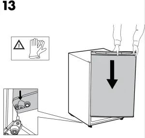 IKEA 00496939 LAGAN Freestanding Fridge with Freezer Compartment - fig 11