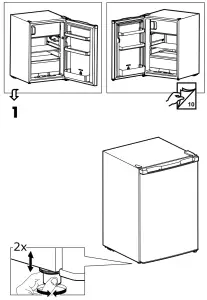 IKEA 00496939 LAGAN Freestanding Fridge with Freezer Compartment - fig 2