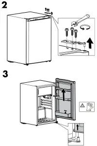 IKEA 00496939 LAGAN Freestanding Fridge with Freezer Compartment - fig 4
