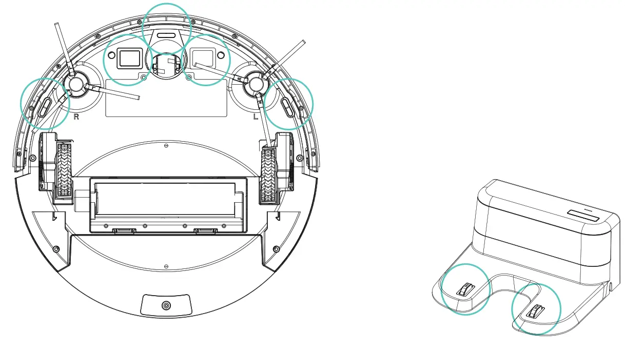 Shenzhen Modern Business Trading DKR30 Robot Vaccum Cleaner - CHARGING SENSOR