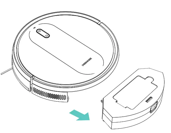 Shenzhen Modern Business Trading DKR30 Robot Vaccum Cleaner - RESES BUTTON