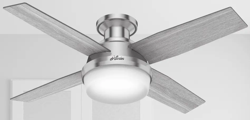 Hunter 50282 Dempsey 44 Inch Brushed Nickel Fan - Cover