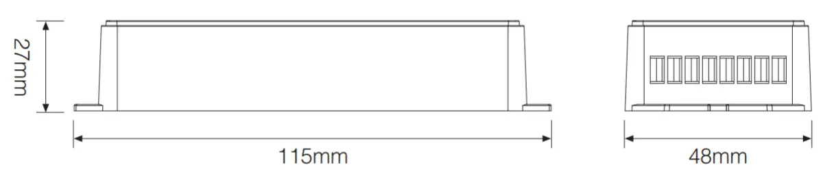 Mi Light SYS T2 1 Channel Signal Power Amplifier - figure 1