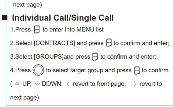 FIG 11 Menu Function Operation