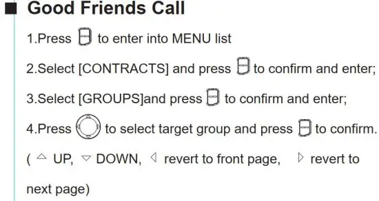 FIG 12 Good Friends Call